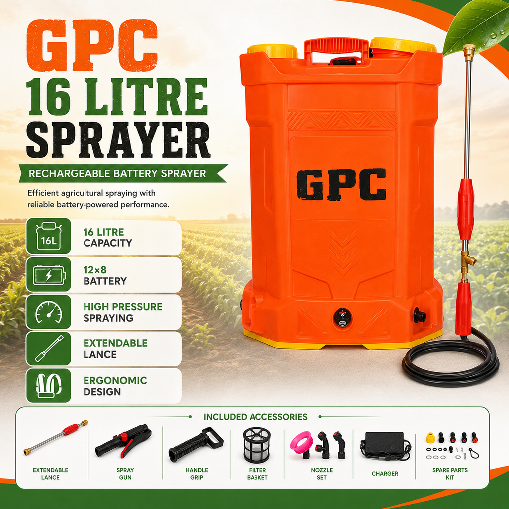 GPC Single Motor(12*8) Spray Pump 16L